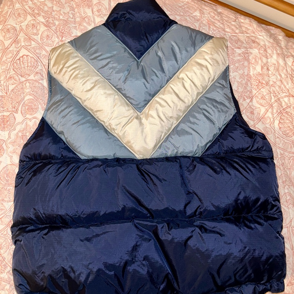 Vintage Old Navy Colorblock Puffer Vest | Retro Y2K Outerwear
